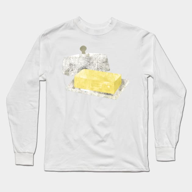 Butter Long Sleeve T-Shirt by Babban Gaelg